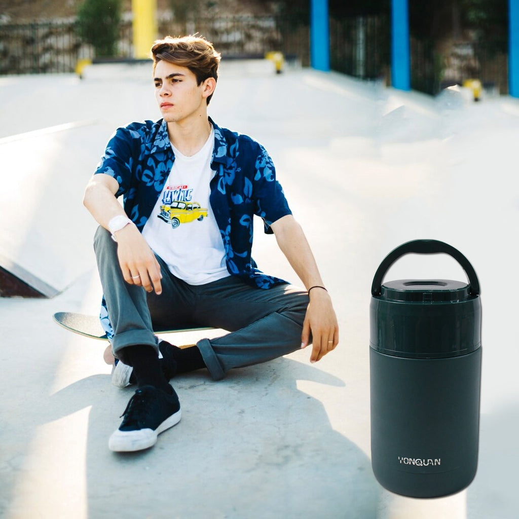 ALVENZA Stainless Steel Vacuum Bottle – 1000 ml Double Wall Insulated