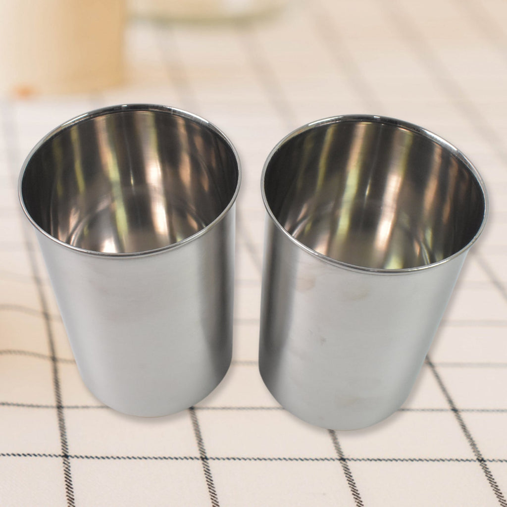 Stainless Steel Airtight Containers 2 Pc Set (500ml Each) | Konvex - Back View