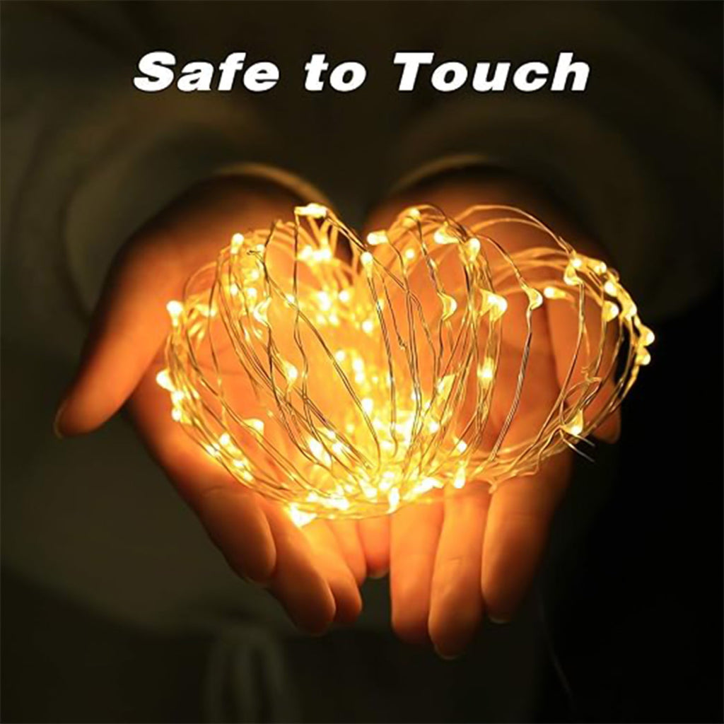 LED Fairy Lights Battery Operated for Festive Decor and Events - Back View