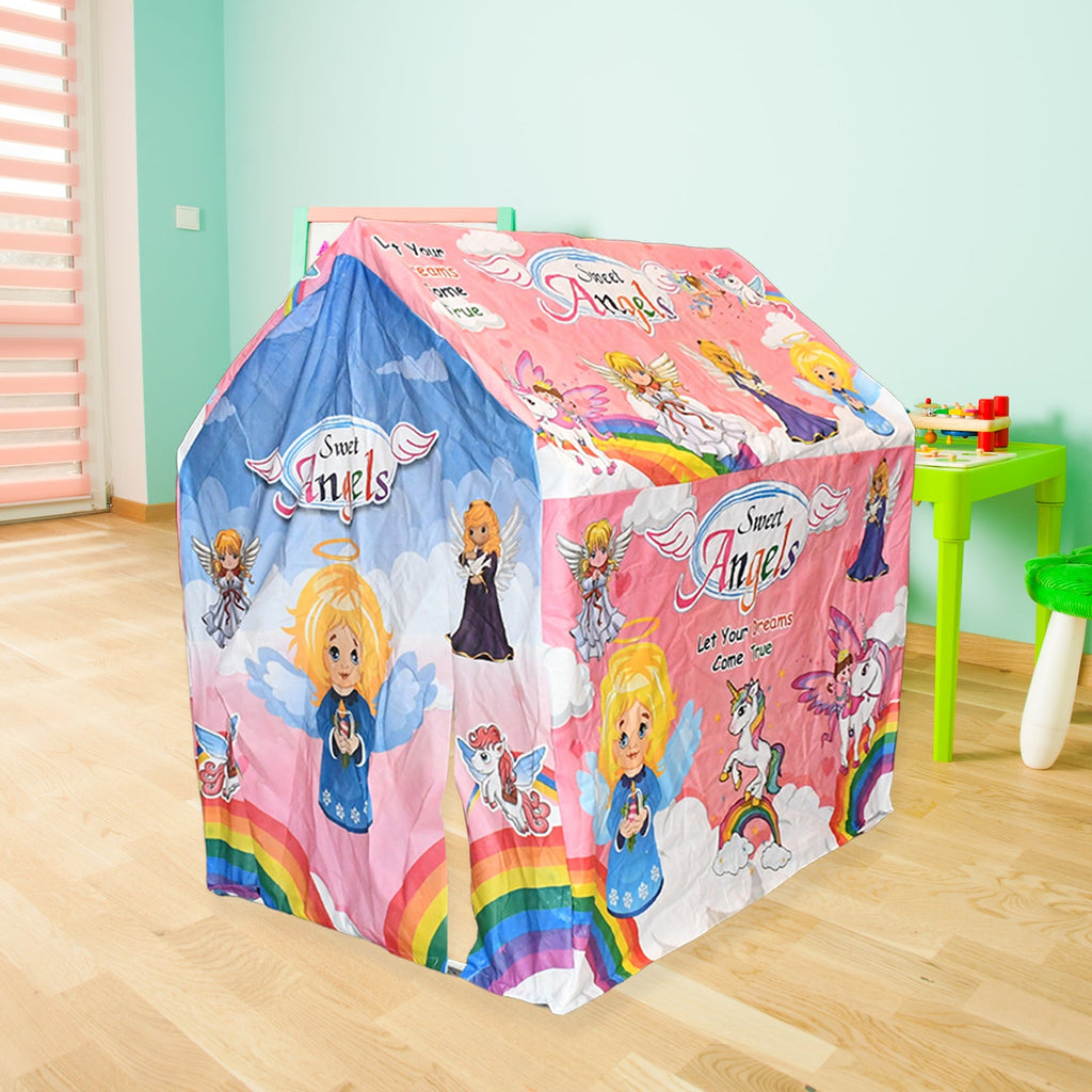 ALVENZA Kids Play Tent House – Jumbo School Theme, Foldable & Multicolour | Play & Move