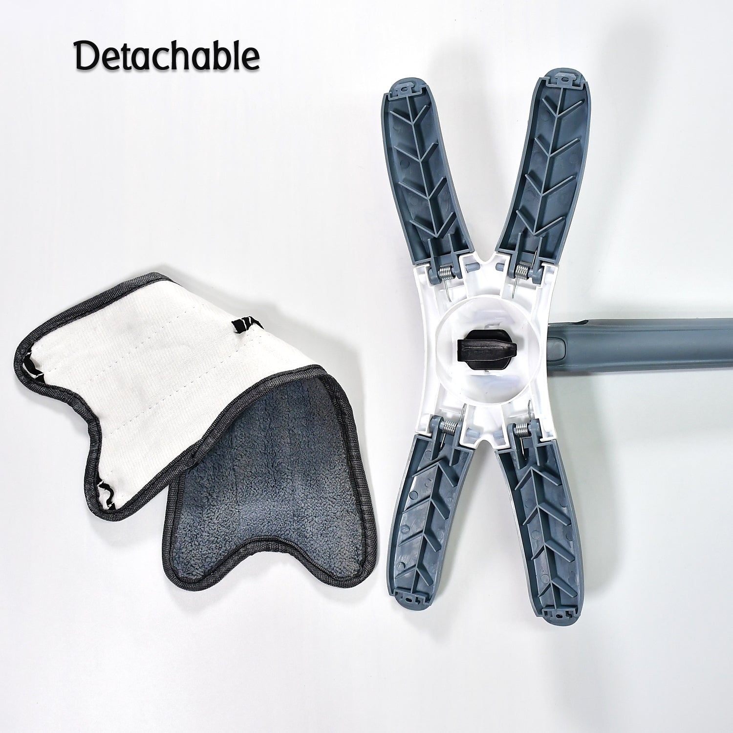 ALVENZA Hands-Free Mop – X-Shape Microfiber Squeeze | Storenzo