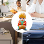 ALVENZA Solar Car Air Freshener – Drummer Design Aromatherapy | Velvet Wheels