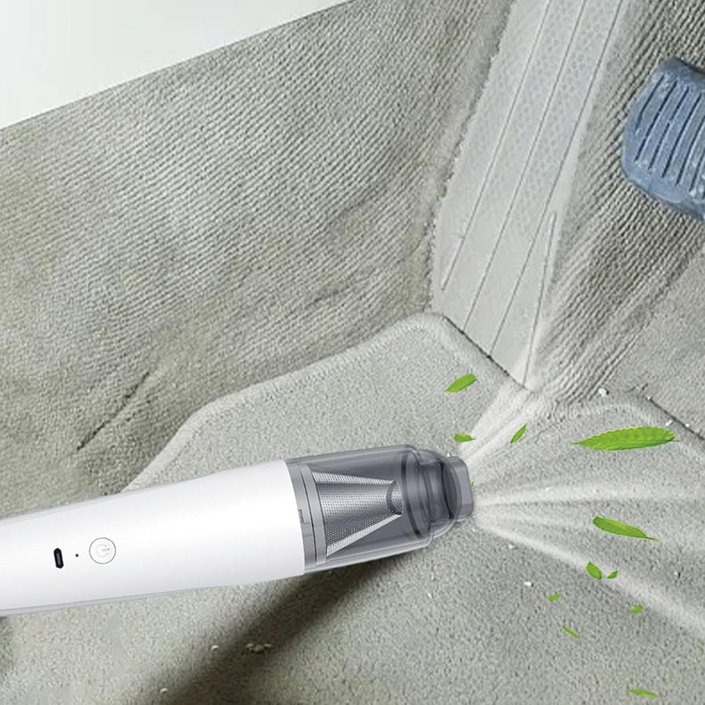 ALVENZA Mini Handheld Vacuum Cleaner – Cordless Rechargeable with 5 Nozzles
