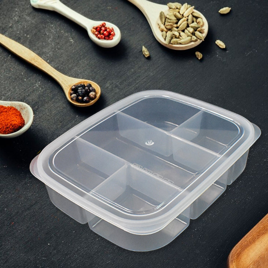 5 Compartment Lunch Box Reusable Food Prep Container | Lunchie Bunchie