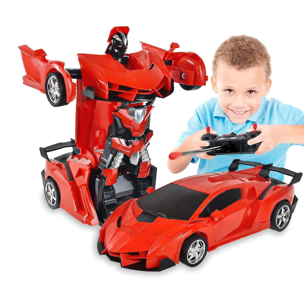 ALVENZA Robot Car Toy – 2-in-1 Transforming RC Car for Kids | Spark Tots