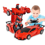 ALVENZA Robot Car Toy – 2-in-1 Transforming RC Car for Kids | Spark Tots