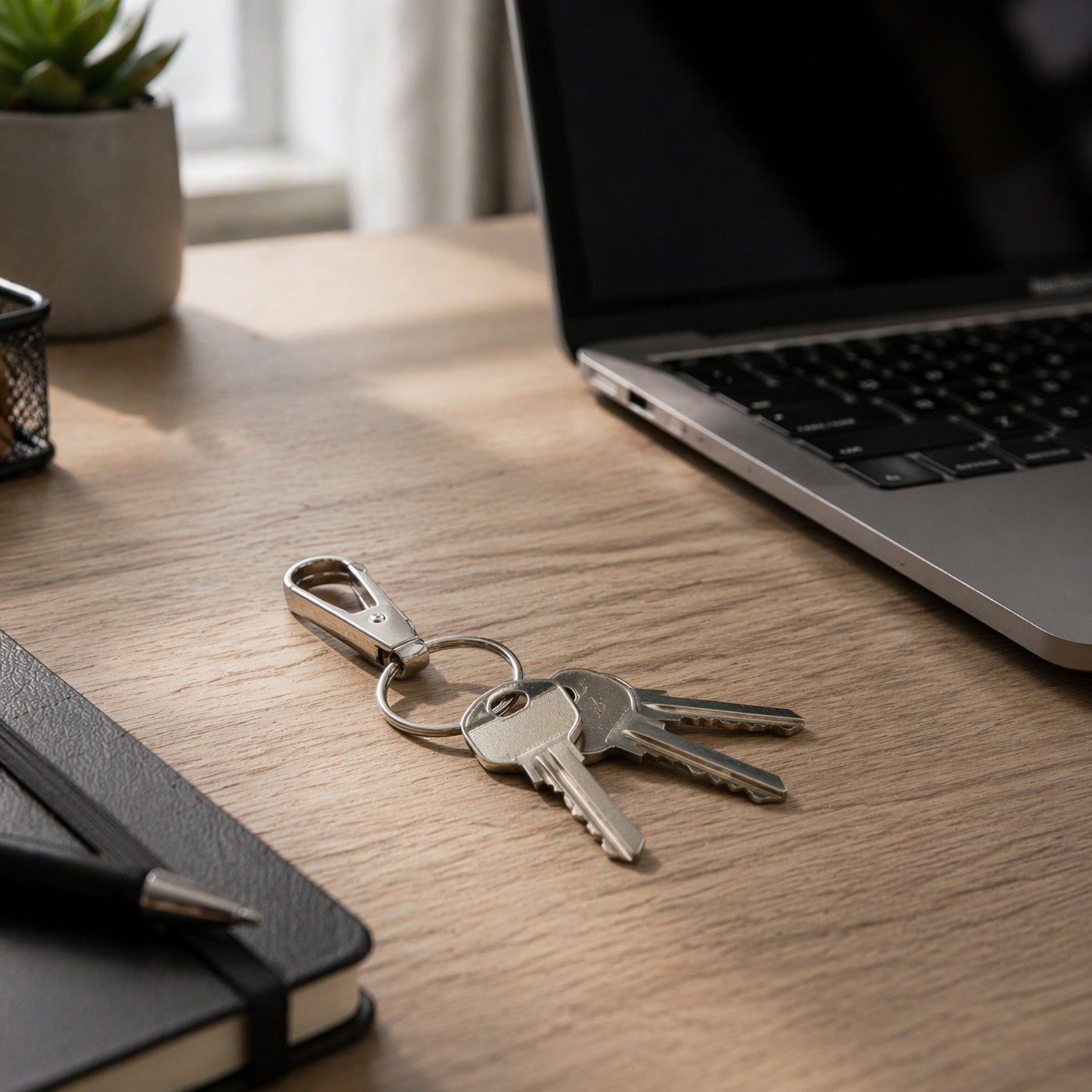 ALVENZA Heavy Duty Metal Keychain Clip – Durable & Multipurpose Accessory