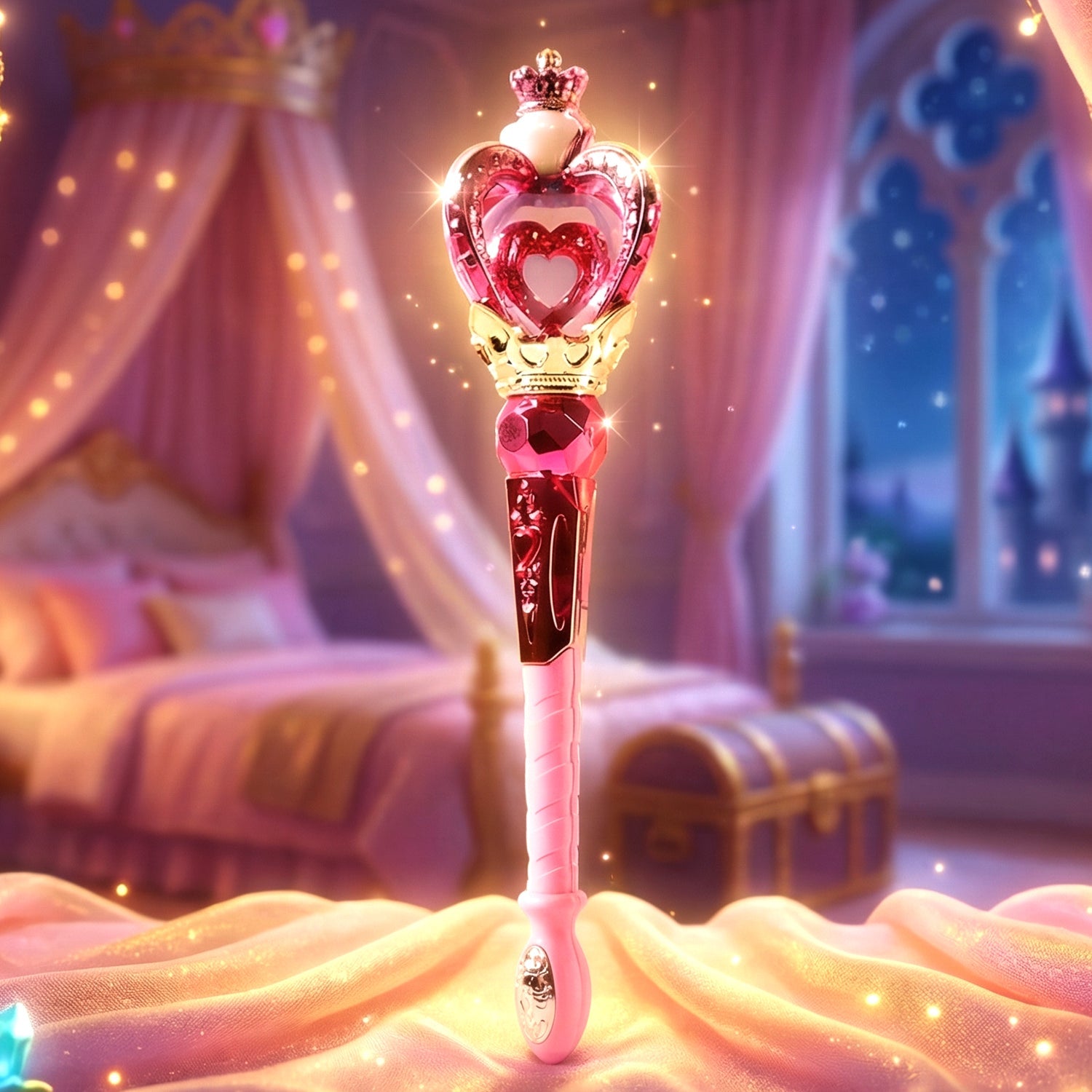 ALVENZA Princess Magic Light Wand Toy – Enchanting Kids' Role Play Accessory