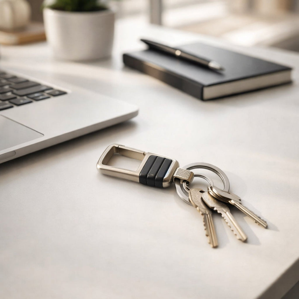 ALVENZA Heavy Duty Metal Keychain – Durable & Stylish for Everyday Use
