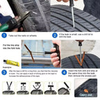 ALVENZA Tubeless Tyre Puncture Repair Kit – 5 Pc Emergency Set | Arrive Kit