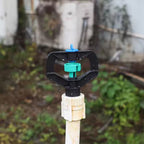 Rotating Sprinkler Nozzle Efficient Garden Watering | Grow Garden Tools - Back View