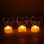 ALVENZA Romantic Heart Love Table Decor – Elegant Rose Gift Set