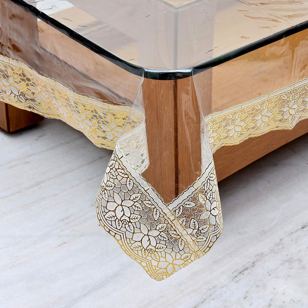 ALVENZA Transparent PVC Table Cover – Waterproof & Stylish for Dining