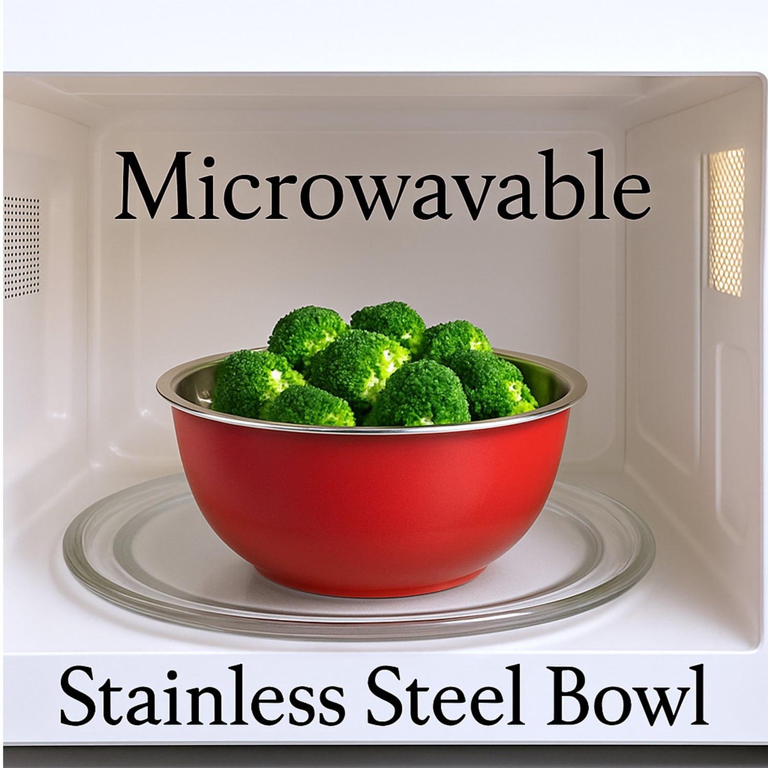 ALVENZA 2200ml Microwave-Safe Plastic Serving Bowl – Durable & BPA-Free