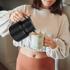 ALVENZA Thermal Coffee Pot – LED Temp Display & Bottle Set | CustomSpot
