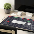 ALVENZA Shortcut Keyboard Mat – Large Anti-Slip Desk Pad | worko