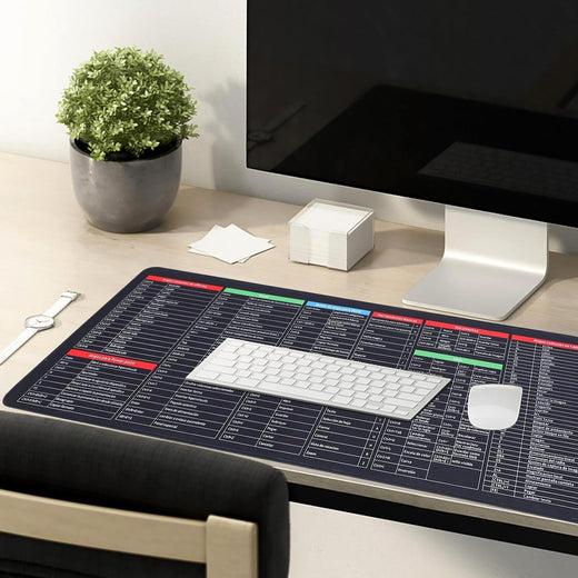 ALVENZA Shortcut Keyboard Mat – Large Anti-Slip Desk Pad | worko
