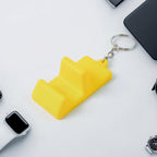 ALVENZA Plastic Mobile Stand Keychain – Compact Dual-Function Phone Holder