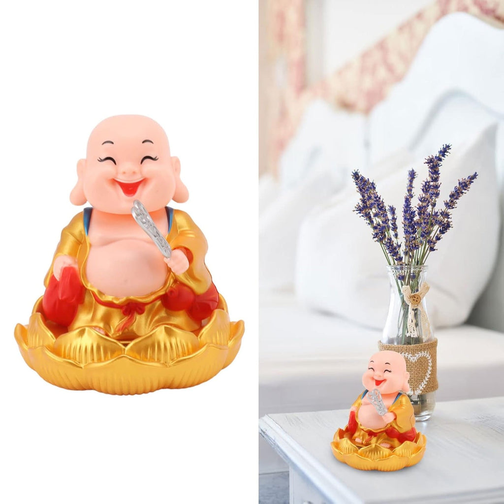 ALVENZA Solar Buddha Car Ornament – Nodding Dashboard Decor | Velvet Wheels