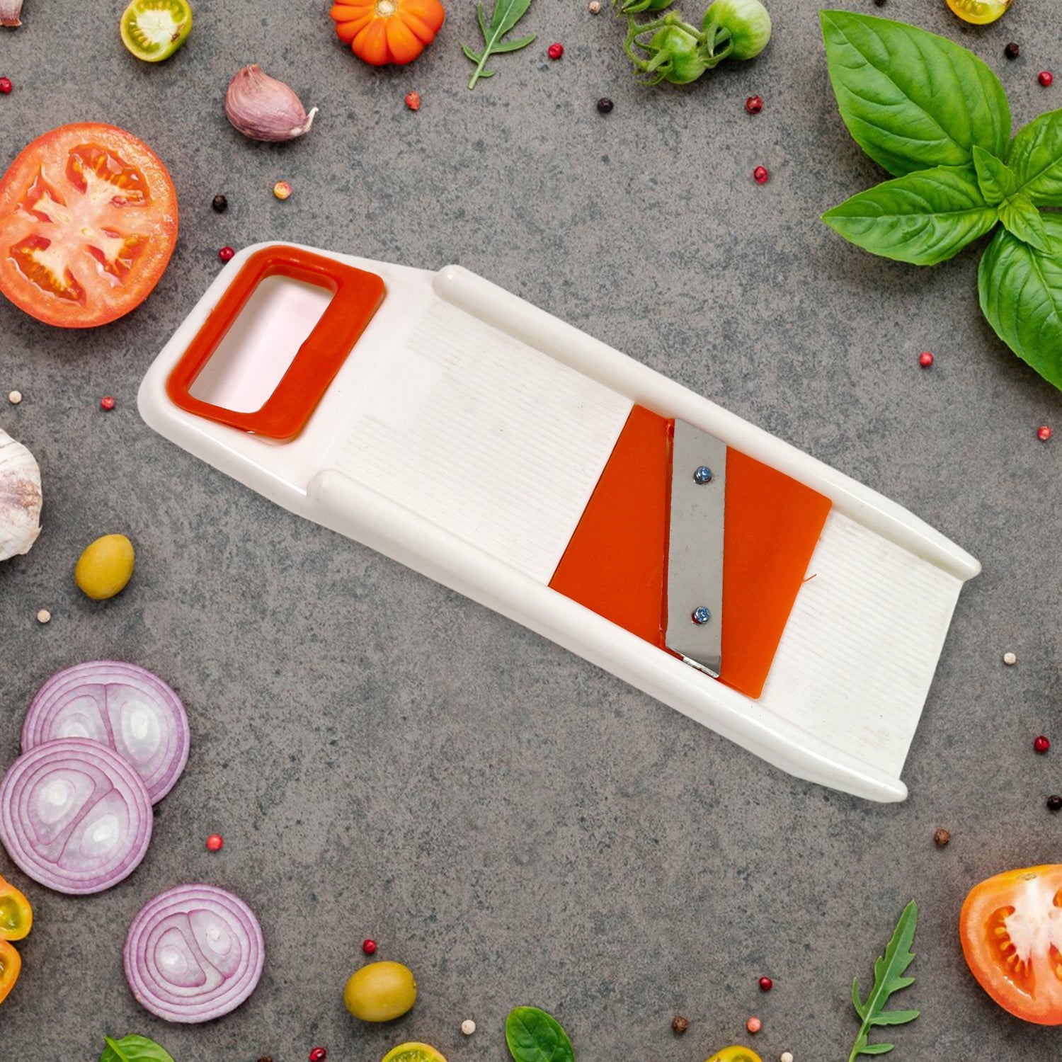 Vegetable Slicer 6-in-1 Multi-Blade Cutter & Dicer | Quickslice - Back View