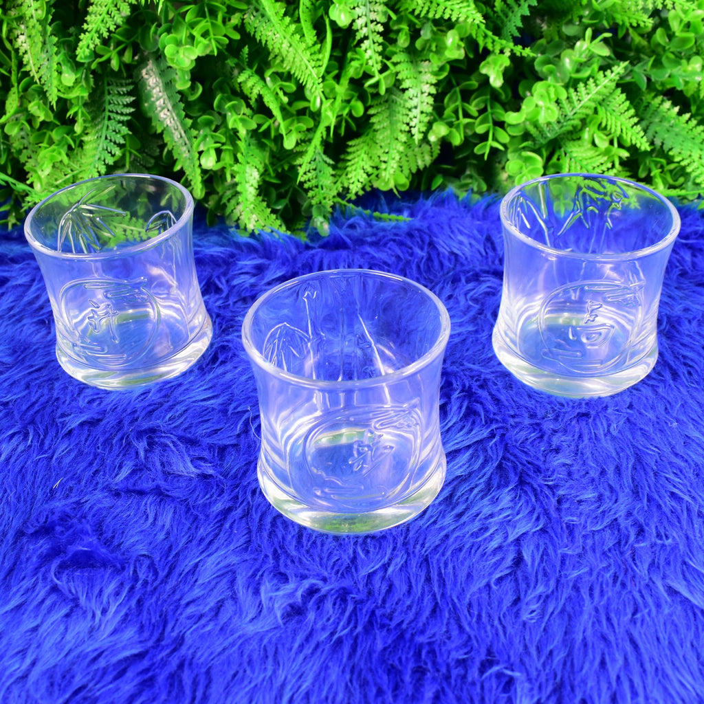 Glass Drinkware Set 4-Piece Mugs & Tumblers | TableNest - Back View