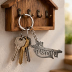 ALVENZA Religious Jay Dwarkadhish Keychain – Durable Spiritual Accessory