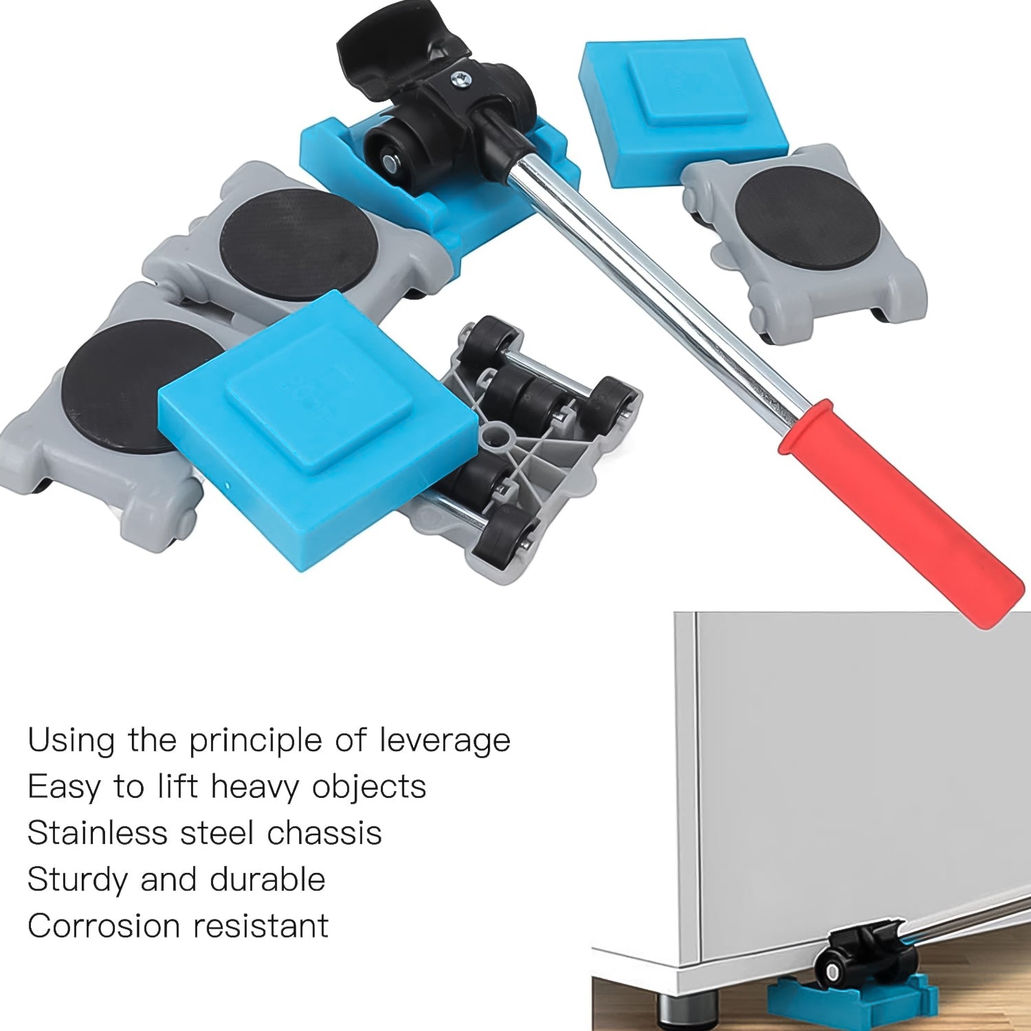ALVENZA Furniture Lifter Tool Set – Heavy Duty Movers Kit | BoltForce
