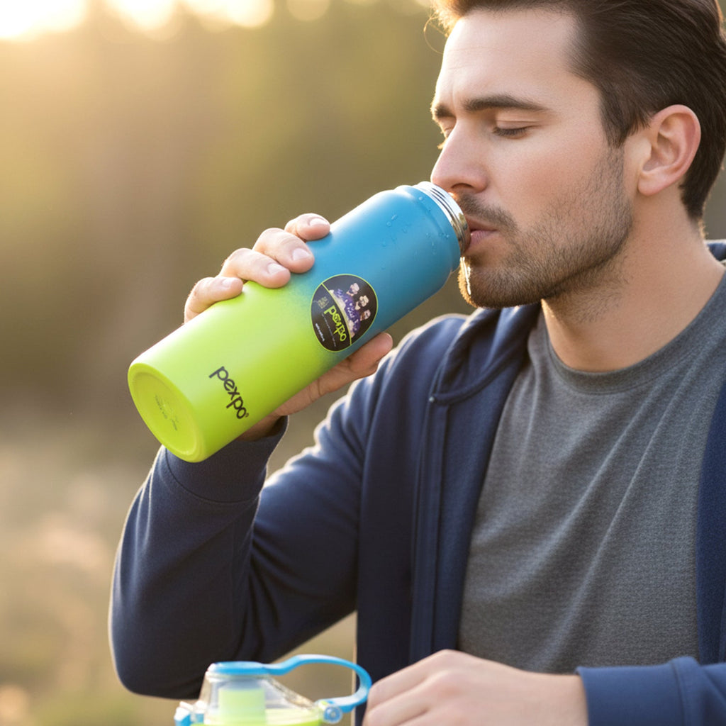 ALVENZA Insulated Water Bottle – Keeps Drinks Hot & Cold for Hours