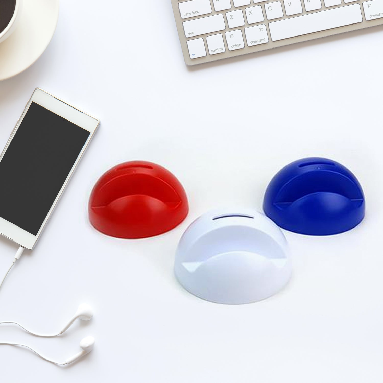 ALVENZA Phone Holder with Coin Bank – ABS Plastic Owl Design | Gambit