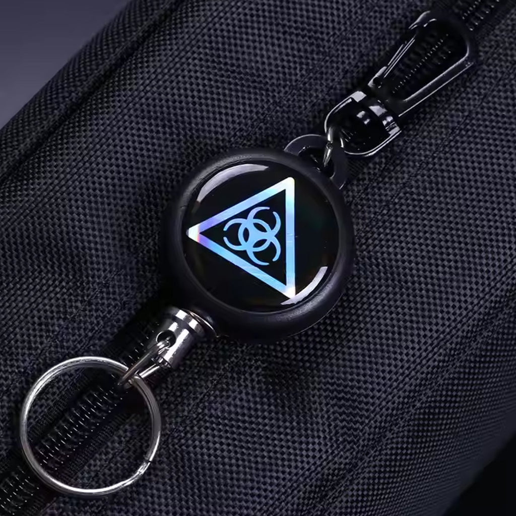 Retractable Key Chain Anti-Lost Steel Wire Reel - Detail View 5