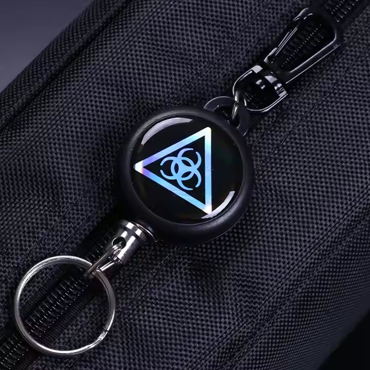 Retractable Key Chain Anti-Lost Steel Wire Reel - Detail View 5