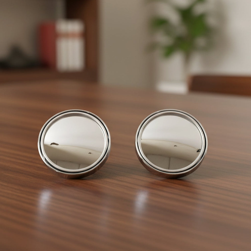 ALVENZA Blind Spot Mirrors for Car – Easy Stick-On Attachment for Safer Driving