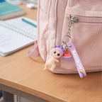 ALVENZA Doll Cupcake Keychain – Colorful Rainbow Strap Accessory