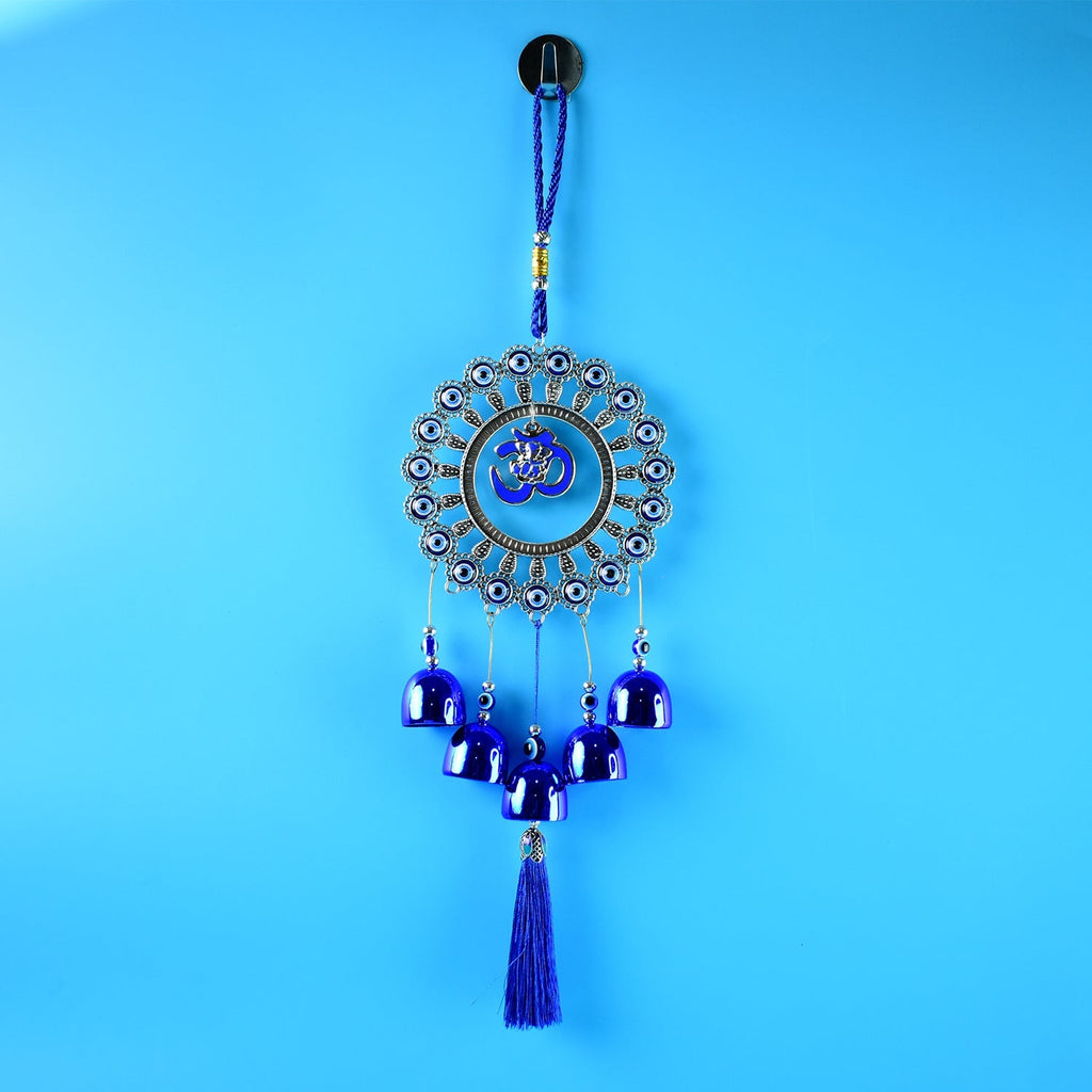 ALVENZA Om Evil Eye Wind Chime – Protective Spiritual Home Decor