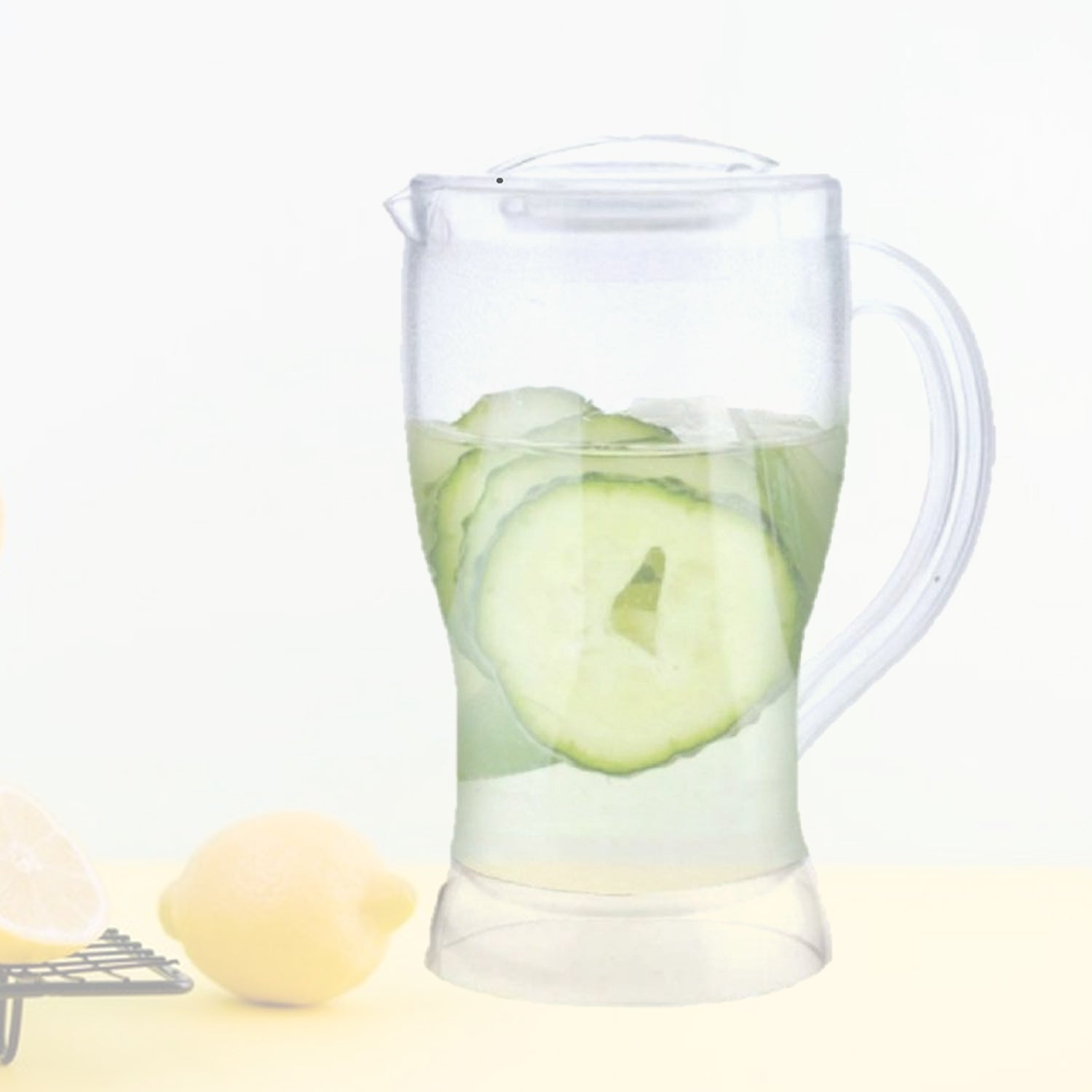 ALVENZA Lemon Jug – 1200ML Unbreakable Polycarbonate Pitcher