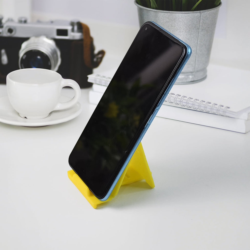 ALVENZA Plastic Mobile Phone Stand – Adjustable Foldable Desk Holder