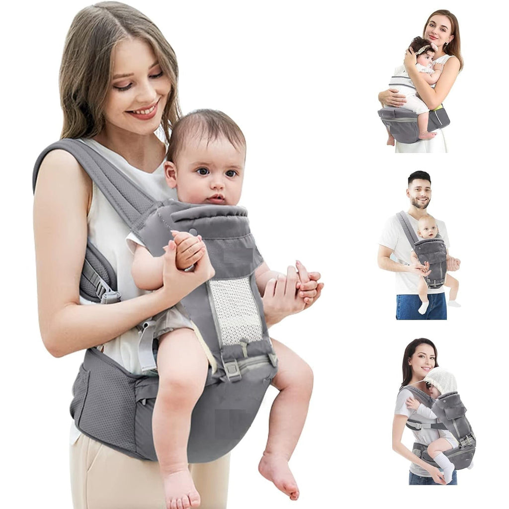 Ergonomic Baby Carrier Hip Seat, Multi-Position | Tender Tend - Detail View 7