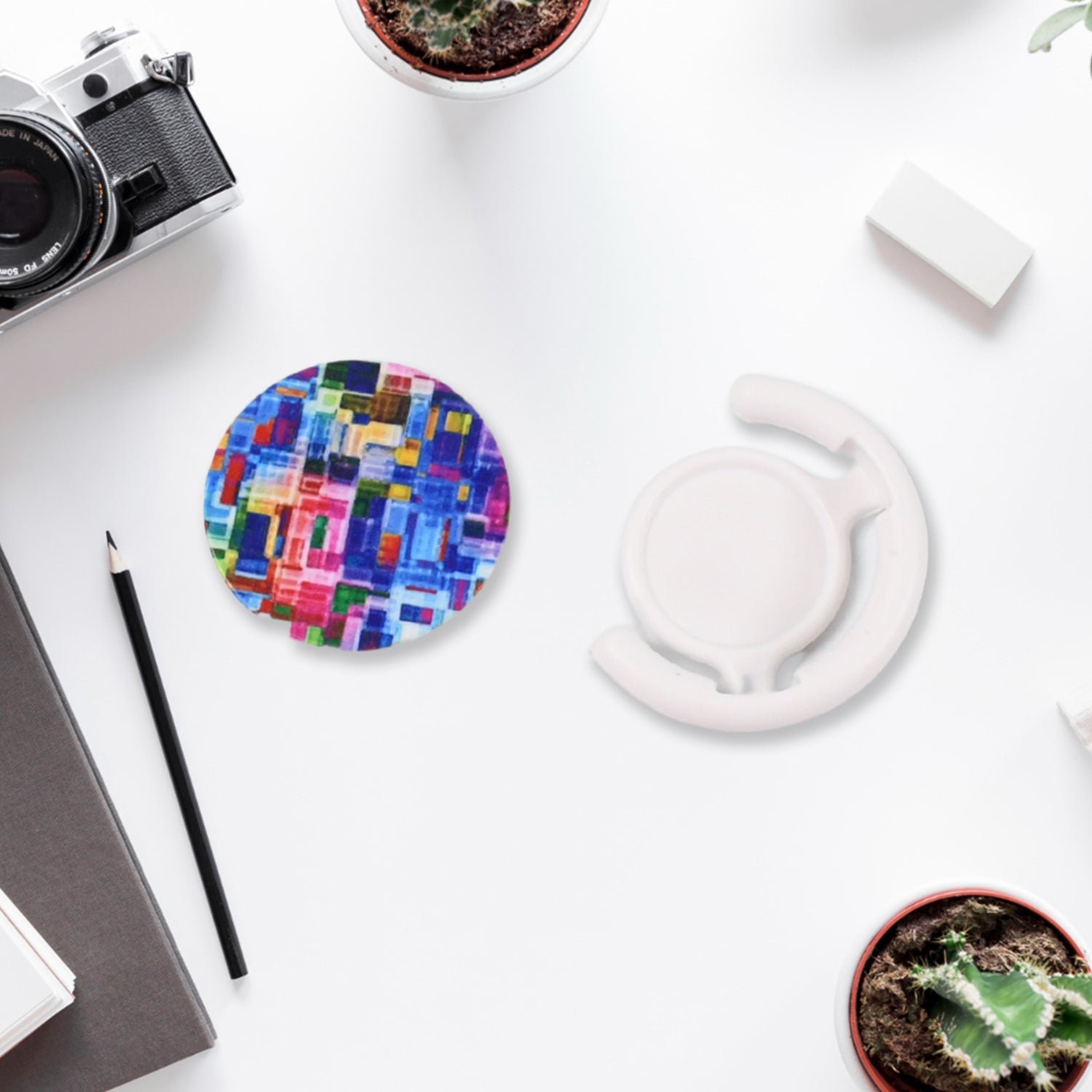 ALVENZA Mobile Phone Holder – Enamel Watermelon Design | TinyTrendy