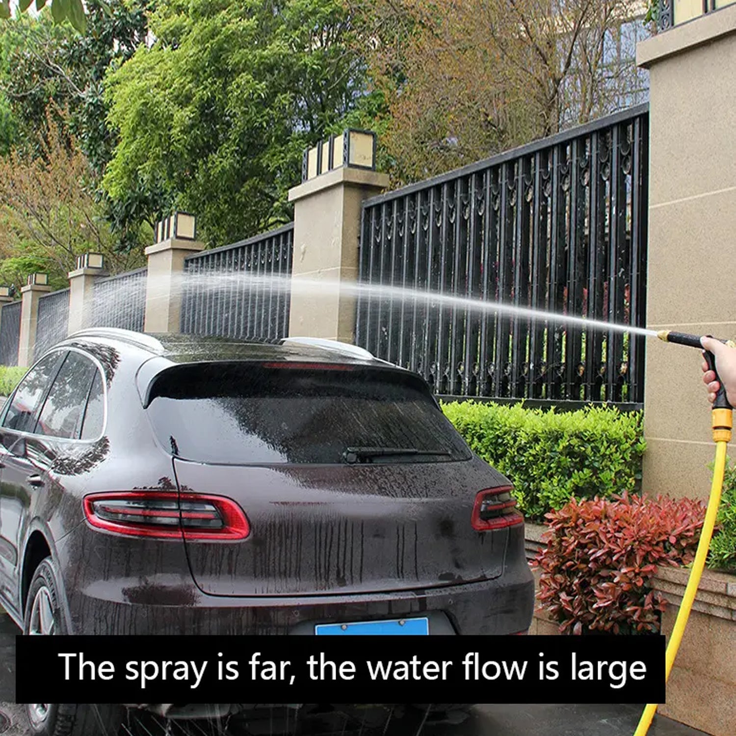 ALVENZA Water Spray Gun – Brass Multi-Mode Nozzle | Velvet Wheels