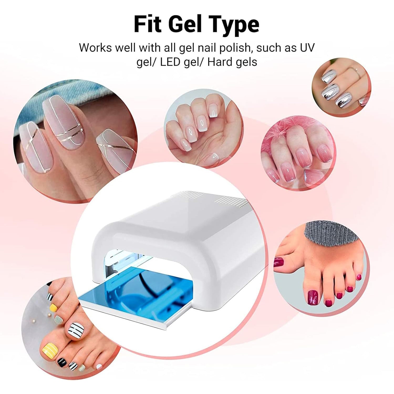 LED UV Nail Lamp – Professional Gel Polish Curing Dryer | Indo Glow