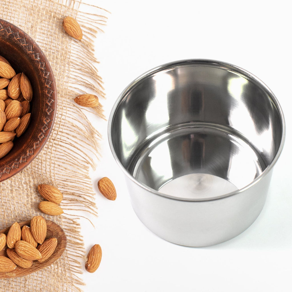 Stainless Steel Airtight Container 500ml See-Through Lid | Konvex - Back View