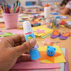 Kids Glue Stick Safe, Non-Toxic Adhesive for Crafts & School Projects - Front View