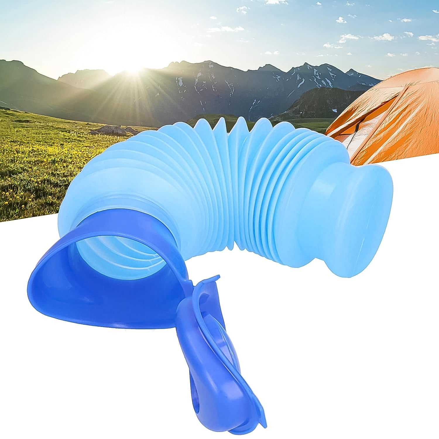 ALVENZA Foldable Portable Urinal Bottle – Leakproof 750ml Travel Potty