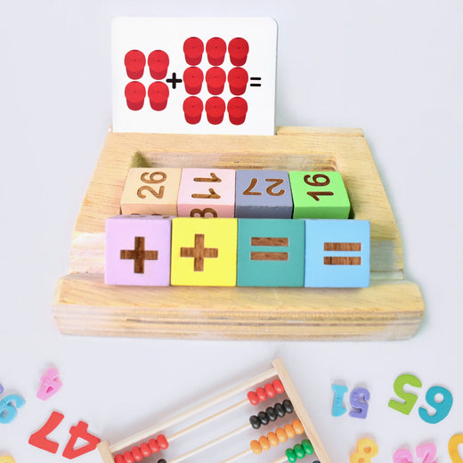 ALVENZA Wooden Math Game for Kids – Early Learning Educational Toy | Aditi