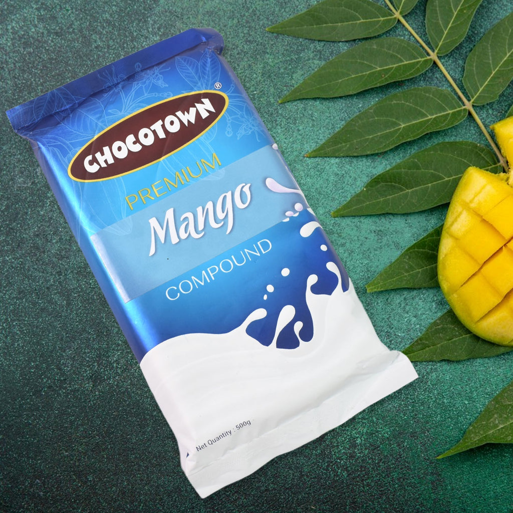 Mango Compound Chocolate Premium 500gm Slab | Chocotown - Detail View 6