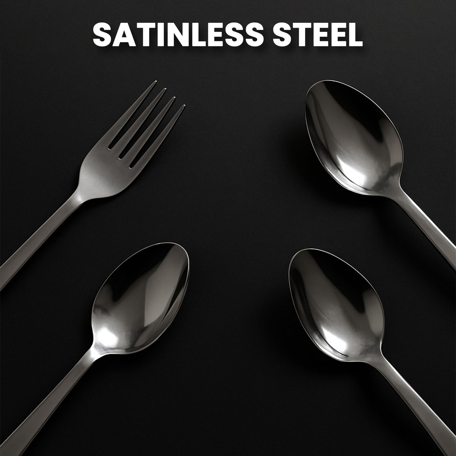 ALVENZA Stainless Steel Cutlery Set – Durable 24-Piece Dining Essentials