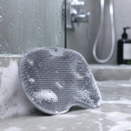 Silicone Foot Scrubber Mat Soft Bristles for Easy Foot Care - Front View