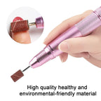 Nail Drill Sanding Band Bits Precision Nail Shaping & Cleaning - Front View