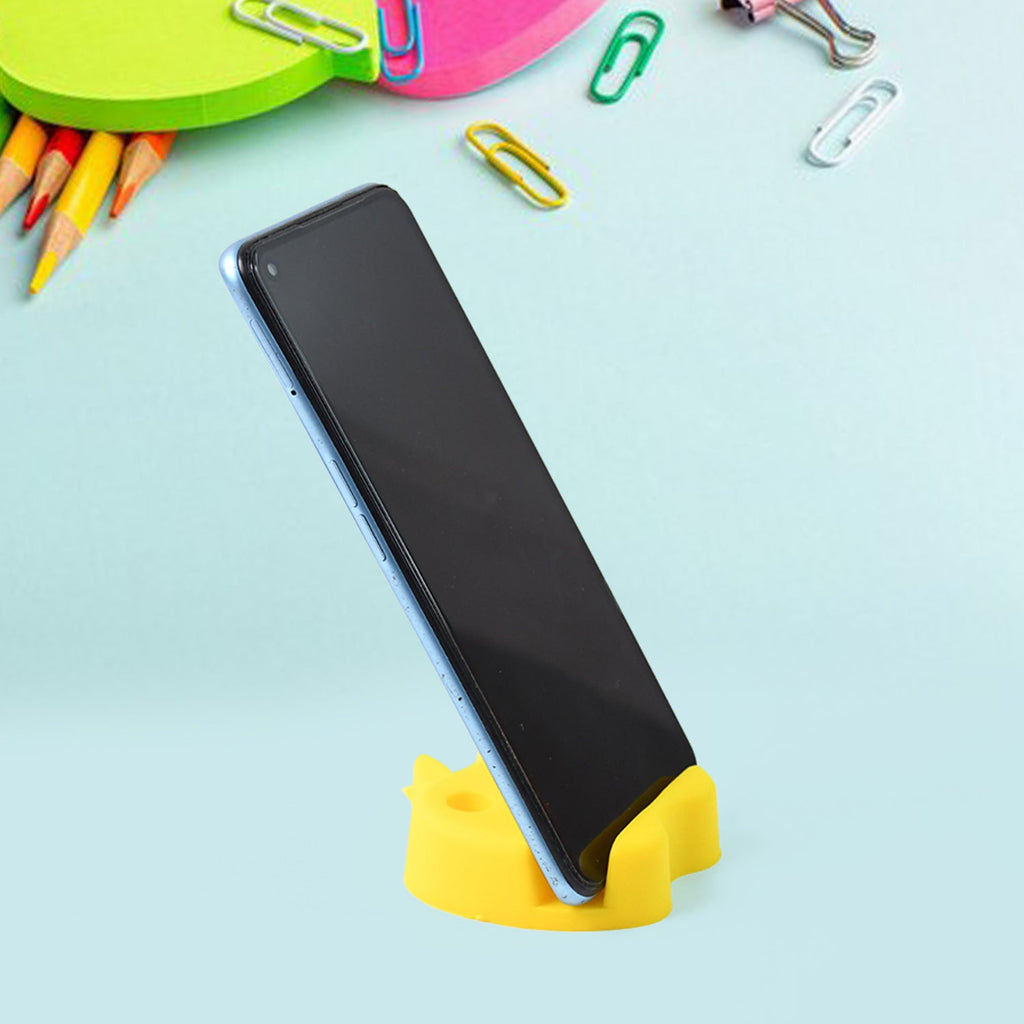 ALVENZA Apple-Shaped Mobile Stand with Pen Holder – Dual Function Desk Organizer