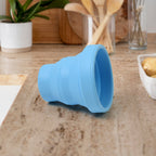 Foldable Silicone Travel Mug Leakproof & BPA-Free | hydrozilla - Back View